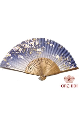 827-07 | Bamboo And Silk Chinese Style Fan