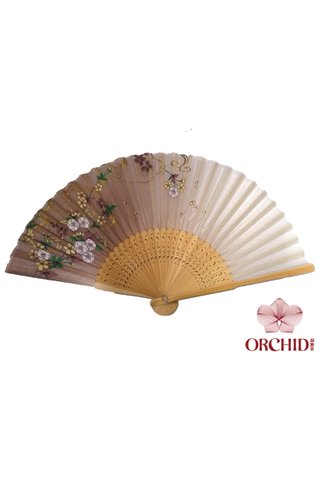 8482719 | Shiny Flower Design Hand Fan
