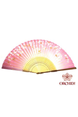 8484997 | Bamboo And Silk Chinese Style Fan