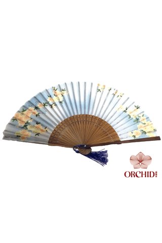849-19 | Bamboo And Silk Chinese Style Fan