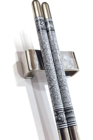 Stainless Steel Chopsticks and Holders Dining Set