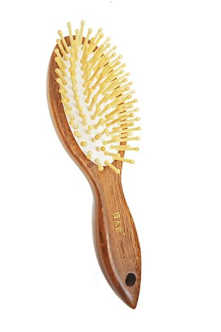 8100038 | Tan's African Teak Wood Antistatic Hair Brush