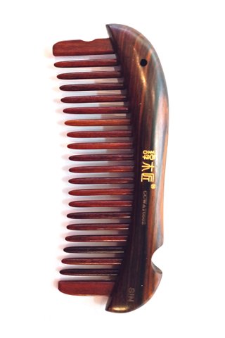 8100121 | Tan's Rose Wood Massage Comb 