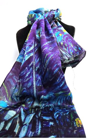 100% Silk Scarf Smooth and Soft Long Scarf For Female 30