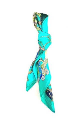 100% Silk Square Scarf Smooth and Soft Female 68